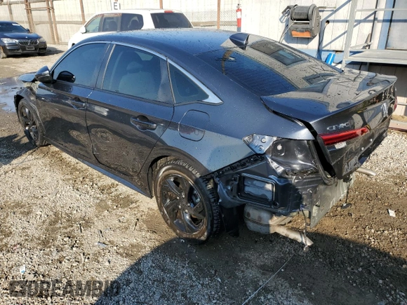 2024 Honda Civic Sedan Touring with VIN 2HGFE1F92RH325802, listed as a Copart auction lot 43206405 with 22,850 mi miles and Salvage Title. Bid and sale history available at carsss.com. Image 2.