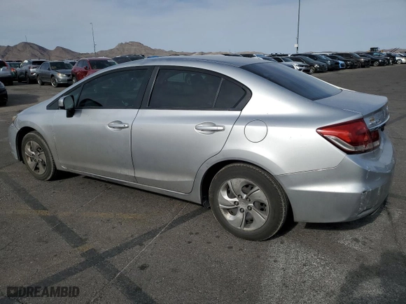 2014 Honda Civic Sedan LX with VIN 19XFB2F59EE024511, listed as a Copart auction lot 51936785 with 164,380 mi miles and Salvage Title. Bid and sale history available at carsss.com. Image 2.