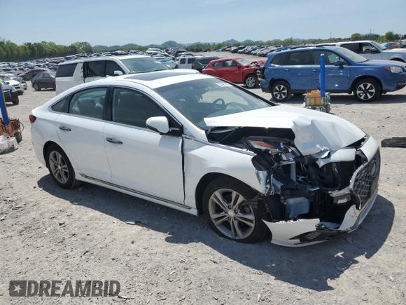 2018 Hyundai Sonata SEL with VIN 5NPE34AF6JH699615, listed as a Copart auction lot 53495005 with 68,730 mi miles and Salvage Title. Bid and sale history available at DreamBid. Image 4.