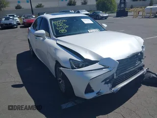 2019 Lexus IS with VIN JTHBA1D29K5093953, listed as a IAAI auction lot 41807795 with 28,055 mi miles. Bid and sale history available at carsss.com. Image 1.