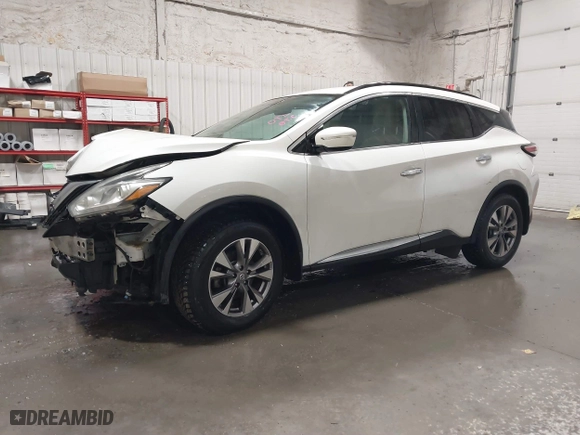 2015 Nissan Murano SL with VIN 5N1AZ2MH6FN232146, listed as a IAAI auction lot 41744239 with 157,721 mi miles. Bid and sale history available at carsss.com. Image 17.