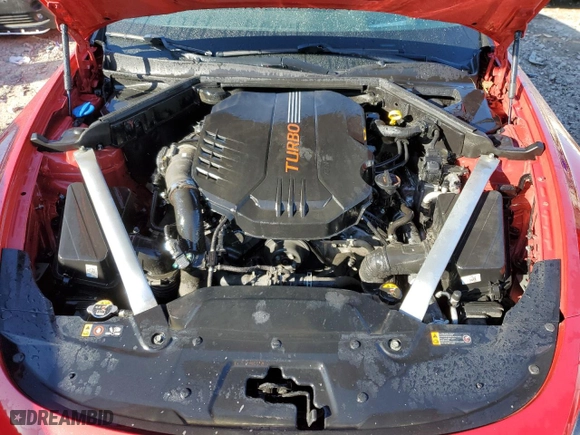 2018 Kia Stinger GT2 with VIN KNAE55LC9J6040020, listed as a Copart auction lot 82816894 with 101,520 mi miles and Salvage Title. Bid and sale history available at carsss.com. Image 11.