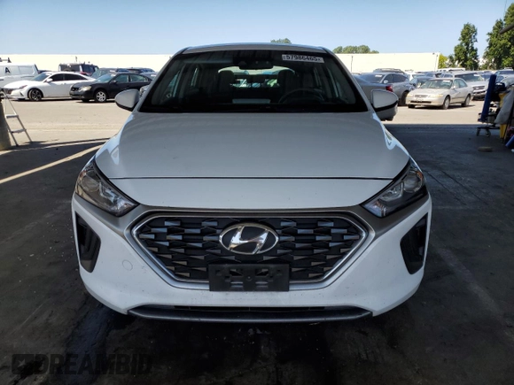 2020 Hyundai Ioniq Blue with VIN KMHC65LC6LU214918, listed as a Copart auction lot 57986465 with 297,217 mi miles and Salvage title. Bid and sale history available at DreamBid. Image 5.