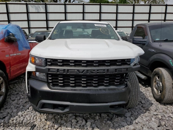 2019 Chevrolet Silverado 1500 Work Truck with VIN 1GCRYAEH6KZ276556, listed as a Copart auction lot 53028855 with 56,036 mi miles and Salvage Title. Bid and sale history available at carsss.com. Image 5.