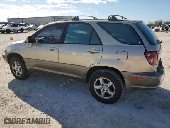 1999 Lexus RX 300 z VIN JT6GF10U1X0043401, wystawiony jako Copart lot #46037265 z przebiegiem 123 935 mil mil oraz Szkoda całkowita • Salvage title. Historia ofert i sprzedaży dostępna na DreamBid. Obrazek 2.