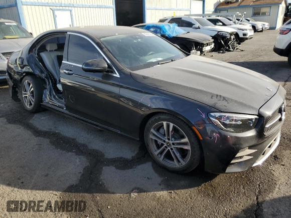 2021 Mercedes-Benz E-Class E 350 with VIN W1KZF8DBXMA907330, listed as a Copart auction lot 82926994 with 46,808 mi miles and Salvage Title. Bid and sale history available at carsss.com. Image 4.