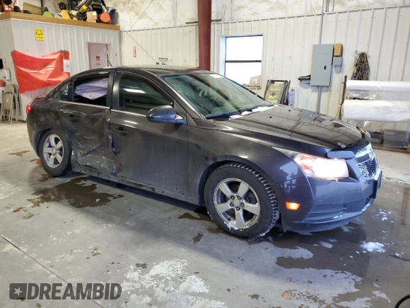 2014 Chevrolet Cruze 1LT with VIN 1G1PC5SB6E7288051, listed as a Copart auction lot 87316504 with 56,060 mi miles and Salvage Title. Bid and sale history available at carsss.com. Image 4.