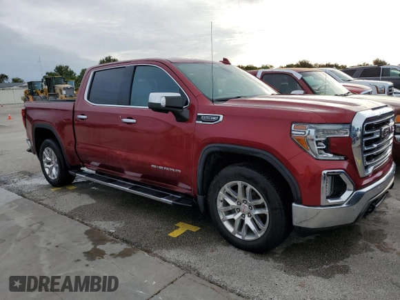 2020 GMC Sierra 1500 with VIN 3GTU8DED9LG154834, listed as a Copart auction lot 74182554 with Not Provided miles and Salvage Title. Bid and sale history available at DreamBid. Image 4.