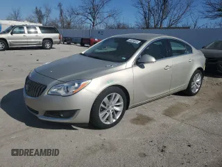 2016 Buick Regal with VIN 2G4GK5EX9G9118975, listed as a Copart auction lot 49209635 with 81,614 mi miles and Salvage Title. Bid and sale history available at carsss.com. Image 1.