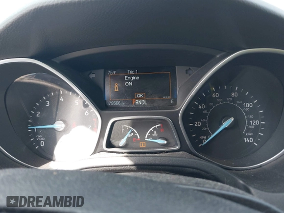 2015 Ford Focus SE with VIN 1FADP3K2XFL306858, listed as a IAAI auction lot 41895767 with 79,566 mi miles. Bid and sale history available at carsss.com. Image 7.
