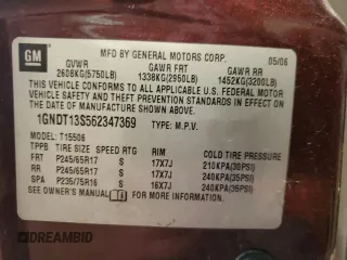 2006 Chevrolet TrailBlazer LS with VIN 1GNDT13S562347369, listed as a Copart auction lot 61377934 with 173,345 mi miles and Non Repairable. Bid and sale history available at DreamBid. Image 13.