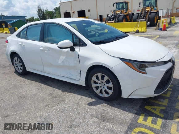 2022 Toyota Corolla LE with VIN 5YFEPMAE0NP358957, listed as a IAAI auction lot 42167553 with 48,339 mi miles and . Bid and sale history available at carsss.com. Image 1.