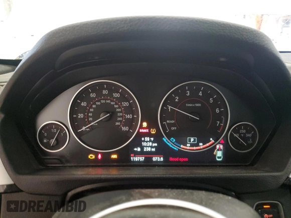 2014 BMW 4 Series 428i xDrive with VIN WBA3N5C50EF716417, listed as a Copart auction lot 81126464 with 119,757 mi miles and Clean Title. Bid and sale history available at DreamBid. Image 9.