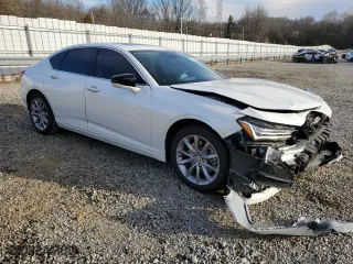 2021 Acura TLX with VIN 19UUB5F34MA013166, listed as a Copart auction lot 48338155 with 17,668 mi miles and Clean Title. Bid and sale history available at carsss.com. Image 4.