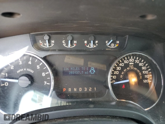 2011 Ford F-150 XL with VIN 1FTFW1EF2BFB58531, listed as a Copart auction lot 63631885 with 283,137 mi miles and Salvage title. Bid and sale history available at DreamBid. Image 9.