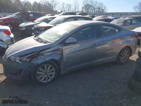 2015 Hyundai Elantra Limited with VIN KMHDH4AE5FU224681, listed as a IAAI auction lot 41817276 with 178,511 mi miles. Bid and sale history available at carsss.com. Image 14.