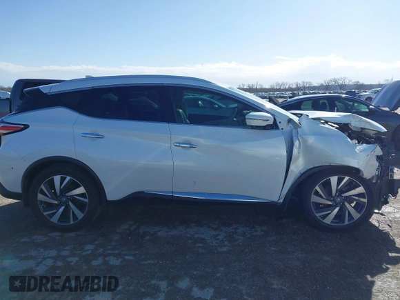2017 Nissan Murano S with VIN 5N1AZ2MG5HN122702, listed as a IAAI auction lot 41694987 with 126,067 mi miles and . Bid and sale history available at carsss.com. Image 14.
