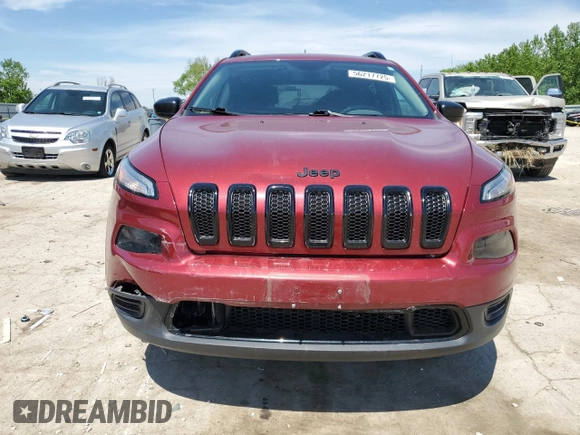 2017 Jeep Cherokee Sport z VIN 1C4PJMAB3HW656799, wystawiony jako Copart lot #56217725 z przebiegiem 66 585 mil mil oraz Szkoda całkowita • Salvage title. Historia ofert i sprzedaży dostępna na DreamBid. Obrazek 5.