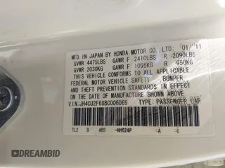 2011 Acura TSX z VIN JH4CU2F68BC006069, wystawiony jako IAAI lot #42284646 z przebiegiem 166 578 mil mil oraz . Historia ofert i sprzedaży dostępna na DreamBid. Obrazek 9.