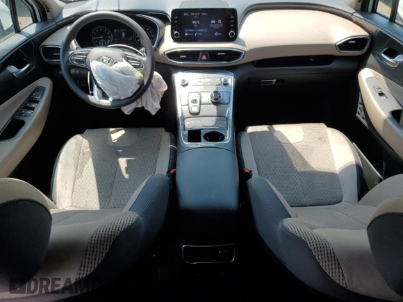 2022 Hyundai Santa Fe SE with VIN 5NMS1DAJ6NH386967, listed as a Copart auction lot 62485124 with 27,442 mi miles and Salvage Title. Bid and sale history available at DreamBid. Image 8.