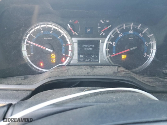 2017 Toyota 4Runner SR5 with VIN JTEZU5JR2H5163331, listed as a Copart auction lot 43586875 with 152,494 mi miles and Clean Title. Bid and sale history available at carsss.com. Image 9.