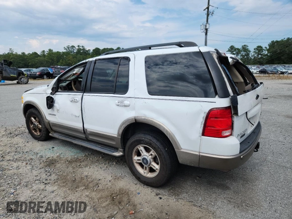 2002 Ford Explorer Eddie Bauer with VIN 1FMDU74W22ZC99899, listed as a Copart auction lot 63443445 with Not provided miles and Salvage title. Bid and sale history available at DreamBid. Image 2.