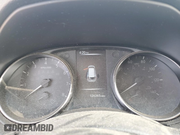 2017 Nissan Rogue SV with VIN KNMAT2MV9HP583331, listed as a Copart auction lot 60802305 with 126,265 mi miles and Salvage title. Bid and sale history available at DreamBid. Image 9.