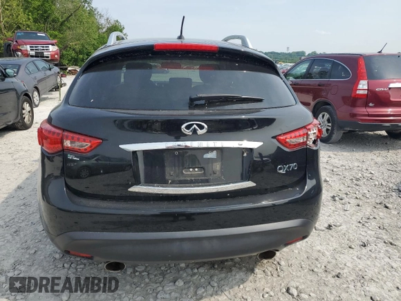 2015 Infiniti QX70 с VIN JN8CS1MU0FM381512, выставлен на аукционе Copart как лот 58560475 с пробегом 91 656 миль миль и Списание • Salvage title. История ставок и продаж доступна на DreamBid. Изображение 6.