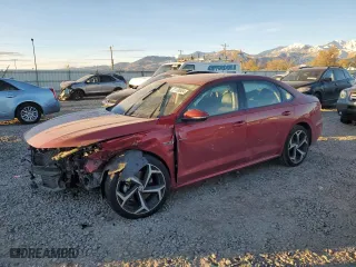 2020 Volkswagen Passat 2.0T R-Line with VIN 1VWMA7A39LC013846, listed as a Copart auction lot 81136504 with 90,752 mi miles and Salvage Title. Bid and sale history available at carsss.com. Image 1.