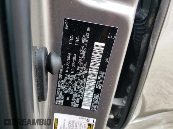 2021 Lexus NX 300h z VIN JTJGJRDZXM2165909, wystawiony jako Copart lot #54628565 z przebiegiem 23 990 mil mil oraz Szkoda całkowita • Salvage title. Historia ofert i sprzedaży dostępna na DreamBid. Obrazek 13.