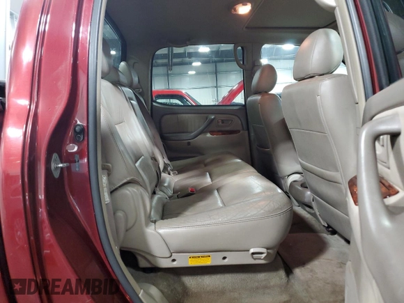 2006 Toyota Tundra Limited with VIN 5TBDT48196S527630, listed as a Copart auction lot 49100475 with 186,261 mi miles and Salvage Title. Bid and sale history available at DreamBid. Image 10.
