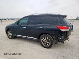 2015 Nissan Pathfinder SV с VIN 5N1AR2MN8FC697478, выставлен на аукционе Copart как лот 56248395 с пробегом 112 625 миль миль и Списание • Salvage title. История ставок и продаж доступна на DreamBid. Изображение 2.