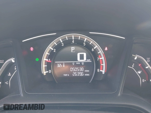 2017 Honda Civic Sedan LX with VIN 19XFC2F50HE037195, listed as a IAAI auction lot 41869368 with 50,538 mi miles. Bid and sale history available at carsss.com. Image 7.