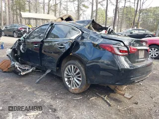 2018 Infiniti Q50 Luxe with VIN JN1EV7AP1JM362931, listed as a IAAI auction lot 41667394 with Not Provided miles and . Bid and sale history available at DreamBid. Image 3.
