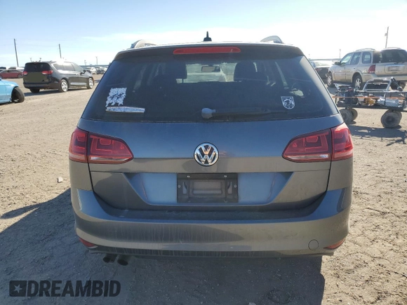 2016 Volkswagen Golf SportWagen TSI S with VIN 3VWC17AUXGM513720, listed as a Copart auction lot 86509294 with 95,672 mi miles and Salvage Title. Bid and sale history available at carsss.com. Image 6.