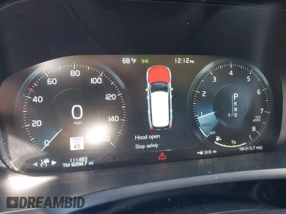 2016 Volvo XC90 T6 Inscription with VIN YV4A22PL6G1064524, listed as a IAAI auction lot 41795921 with 111,483 mi miles. Bid and sale history available at carsss.com. Image 7.