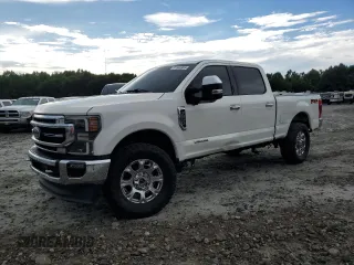 2021 Ford F-250 XL with VIN 1FT8W2BTXMEC41464, listed as a Copart auction lot 61588905 with 131,973 mi miles and Salvage title. Bid and sale history available at DreamBid. Image 1.