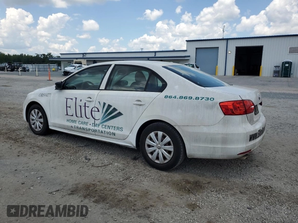 2014 Volkswagen Jetta S with VIN 3VW2K7AJ3EM235352, listed as a Copart auction lot 66446465 with 206,096 mi miles and Clean title. Bid and sale history available at DreamBid. Image 2.