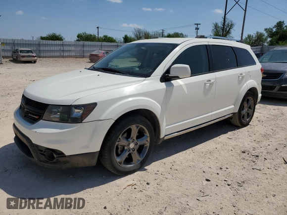 2015 Dodge Journey Crossroad with VIN 3C4PDCGG1FT746959, listed as a Copart auction lot 53618025 with 176,081 mi miles and Clean Title. Bid and sale history available at DreamBid. Image 1.