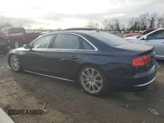 2013 Audi A8 L 4.0L with VIN WAUR2AFD9DN034039, listed as a Copart auction lot 77775634 with 191,803 mi miles and Salvage Title. Bid and sale history available at carsss.com. Image 2.