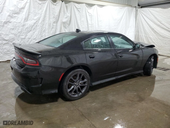 2022 Dodge Charger GT with VIN 2C3CDXMG2NH245178, listed as a Copart auction lot 82560854 with 53,943 mi miles and Clean Title. Bid and sale history available at carsss.com. Image 3.