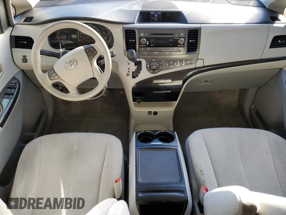 2013 Toyota Sienna LE with VIN 5TDJK3DC7DS063345, listed as a Copart auction lot 41707155 with 268,833 mi miles and Salvage Title. Bid and sale history available at carsss.com. Image 8.