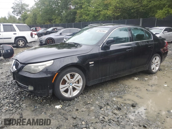 2010 BMW 5 Series 528i xDrive with VIN WBANV1C54AC443351, listed as a Copart auction lot 72842964 with 158,983 mi miles and Non Repairable. Bid and sale history available at carsss.com. Image 1.