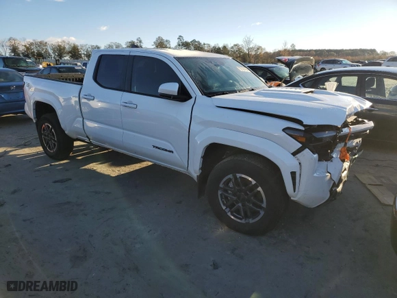 2024 Toyota Tacoma 4WD SR5 with VIN 3TMLB5JN7RM006158, listed as a Copart auction lot 44037835 with 7,243 mi miles and Salvage Title. Bid and sale history available at carsss.com. Image 4.