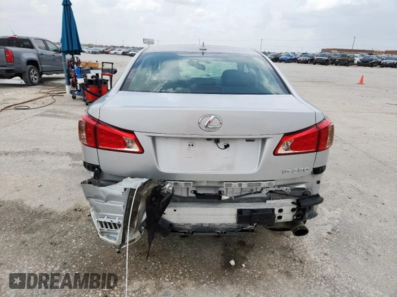 2013 Lexus IS 250 with VIN JTHBF5C2XD5191547, listed as a Copart auction lot 63489765 with 150,290 mi miles and Salvage title. Bid and sale history available at DreamBid. Image 6.