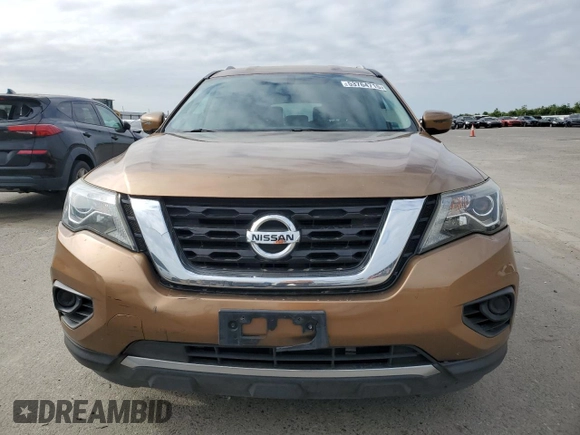 2017 Nissan Pathfinder S z VIN 5N1DR2MMXHC605245, wystawiony jako Copart lot #53764715 z przebiegiem 167 954 mil mil oraz Czysty tytuł • Clean title. Historia ofert i sprzedaży dostępna na DreamBid. Obrazek 5.