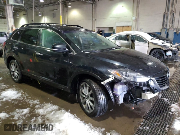 2015 Mazda CX-9 Grand Touring with VIN JM3TB3DV1F0450352, listed as a Copart auction lot 45691345 with 157,889 mi miles and Clean Title. Bid and sale history available at carsss.com. Image 4.