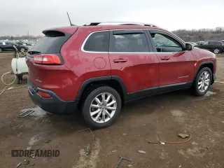 2016 Jeep Cherokee Limited with VIN 1C4PJMDB4GW308357, listed as a Copart auction lot 49717565 with 98,563 mi miles and Salvage Title. Bid and sale history available at carsss.com. Image 3.