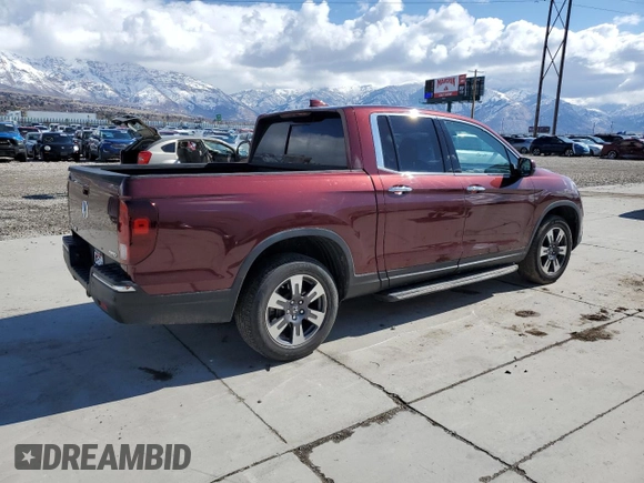 2018 Honda Ridgeline RTL-E with VIN 5FPYK3F7XJB013884, listed as a Copart auction lot 47788555 with 78,887 mi miles and Salvage title. Bid and sale history available at DreamBid. Image 3.