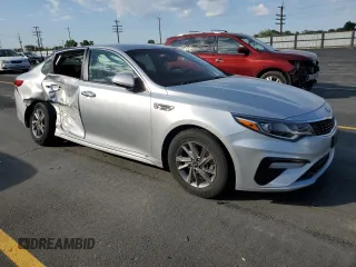 2019 Kia Optima LX with VIN 5XXGT4L34KG326467, listed as a Copart auction lot 60603525 with 59,201 mi miles and Salvage title. Bid and sale history available at DreamBid. Image 4.
